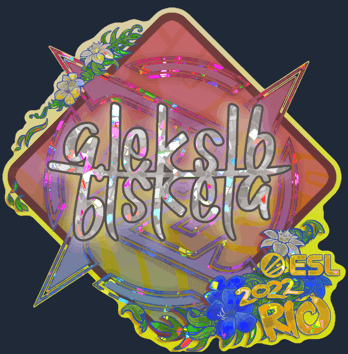 Sticker | Aleksib (purpurina) | Río 2022