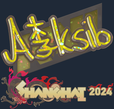 Sticker | Aleksib (purpurina) | Shanghái 2024