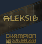 Sticker | Aleksib (Gold, Champion) | Copenhagen 2024