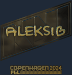 Sticker | Aleksib (Gold) | Copenhagen 2024