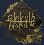 Sticker | Aleksib (Gold) | Rio 2022