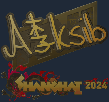 Sticker | Aleksib(金色)| 2024年上海锦标赛