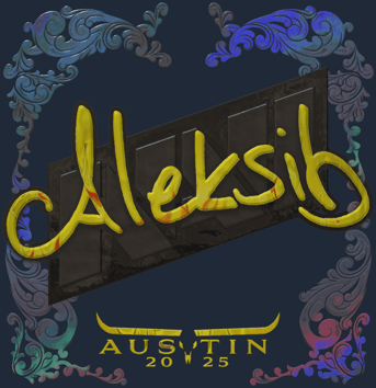 Sticker | Aleksib (holográfica) | Austin 2025