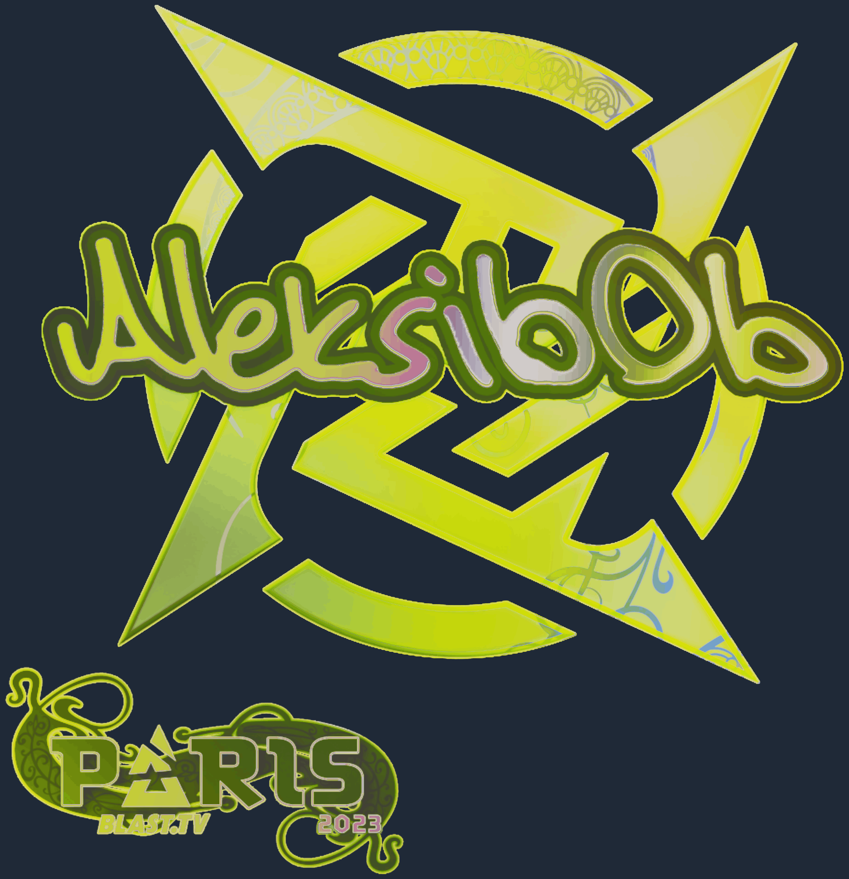 Sticker | Aleksib (Holo) | Paris 2023
