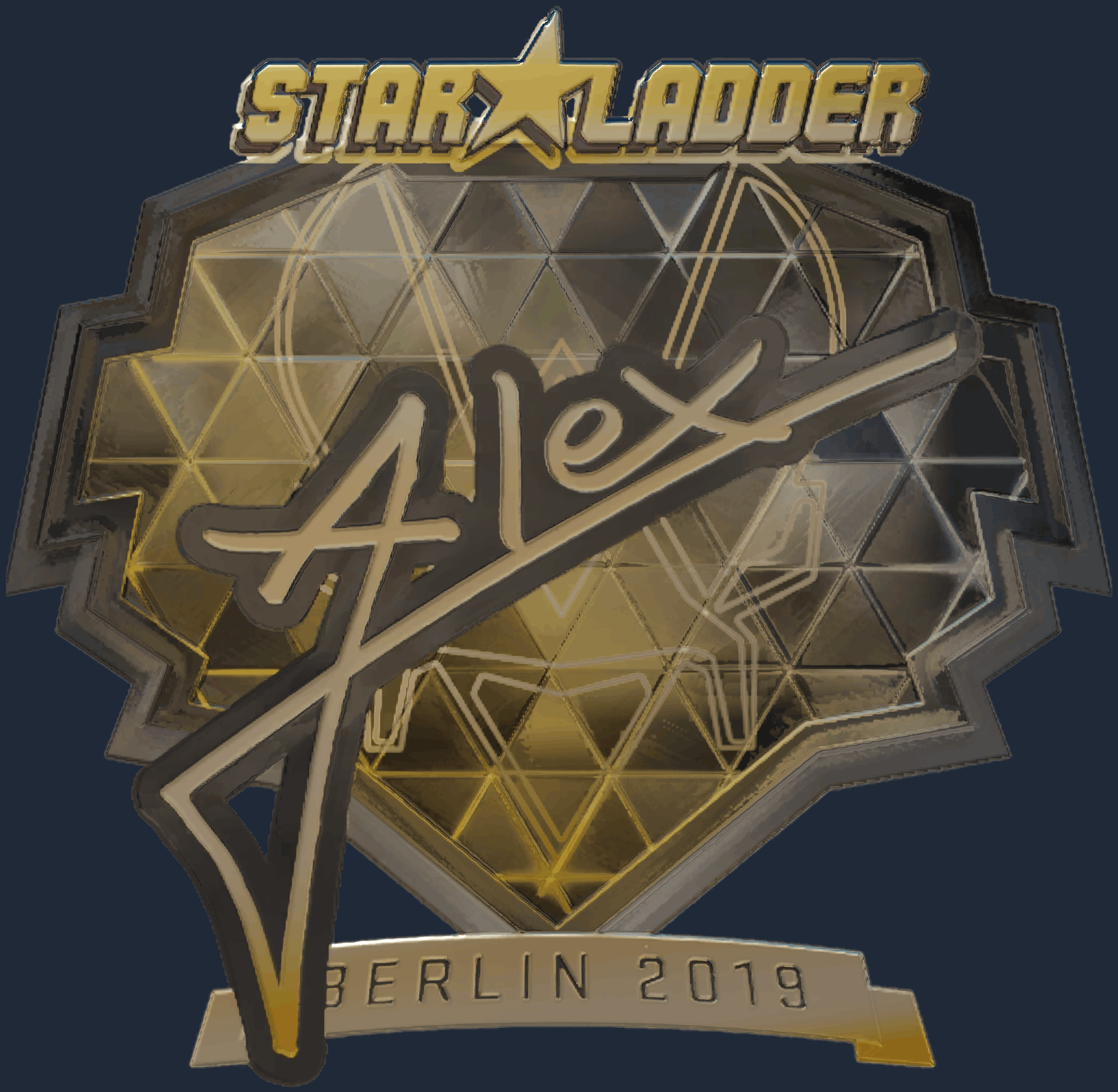 Sticker | ALEX (Gold) | Berlin 2019