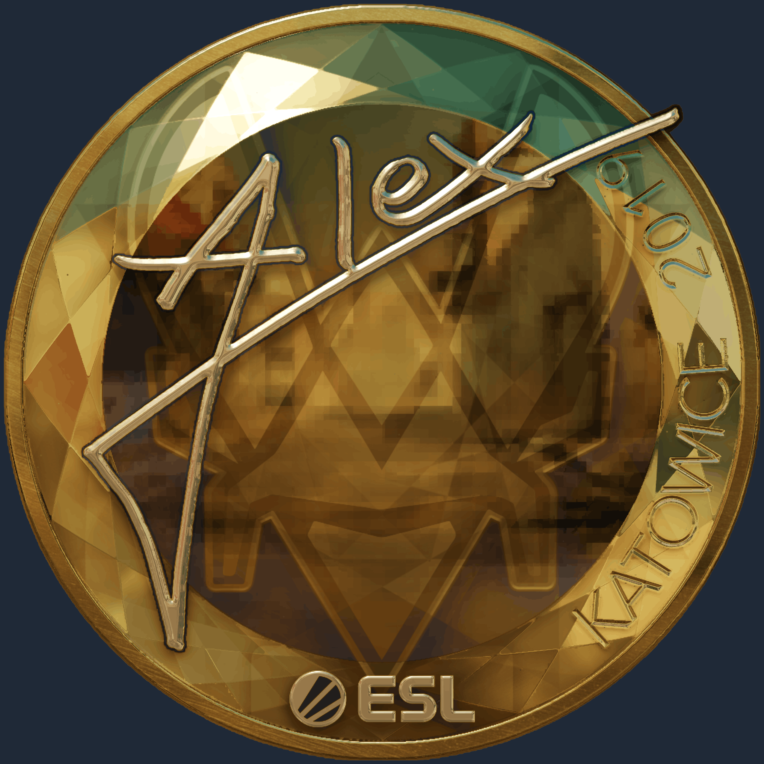 Sticker | ALEX (Gold) | Katowice 2019