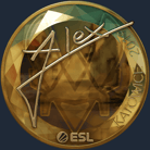 Sticker | ALEX (Gold) | Katowice 2019 image