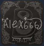 Sticker | alex666 (Foil) | Austin 2025