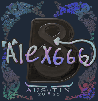 Sticker | alex666 (Holo) | Austin 2025