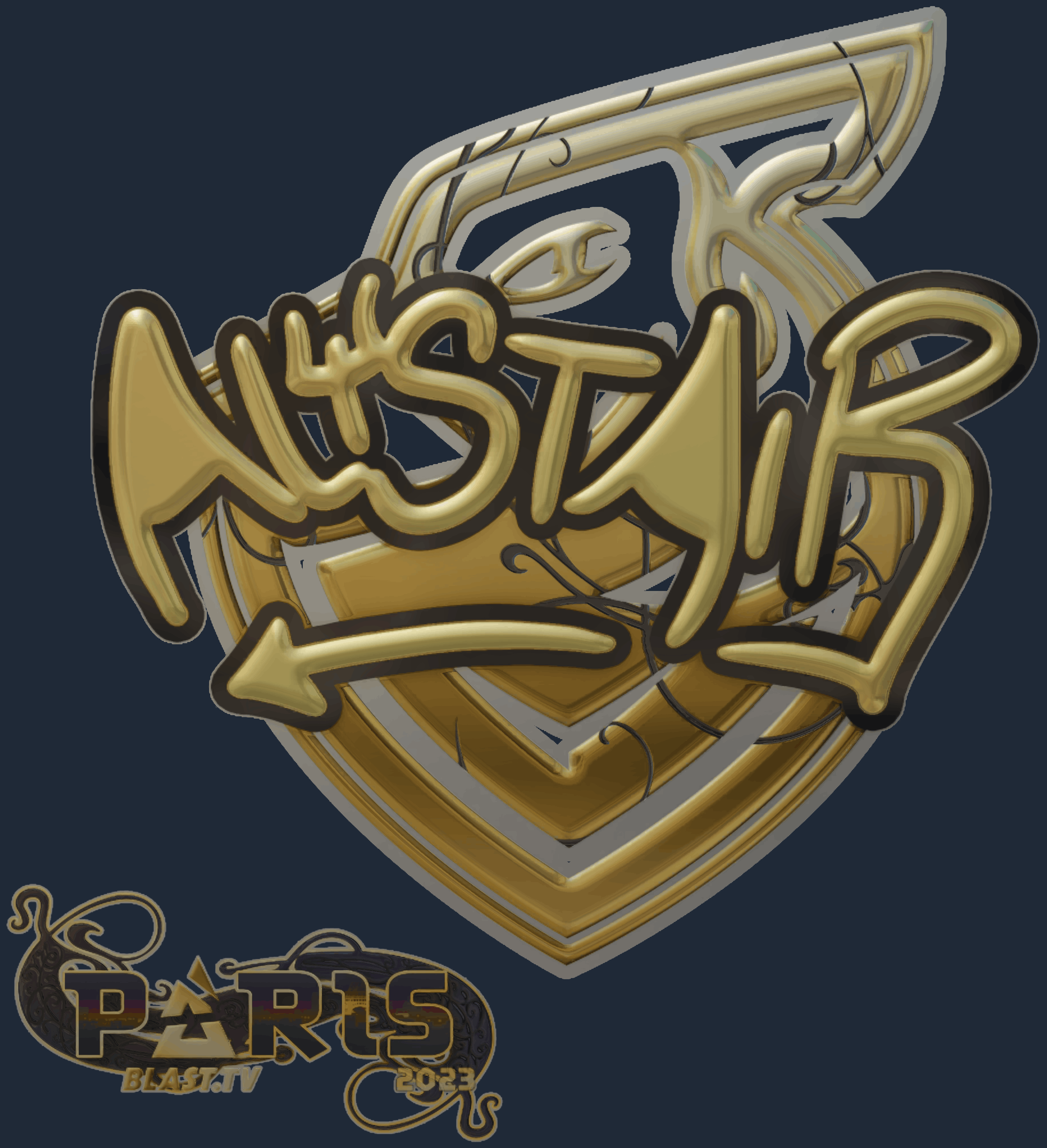 Sticker | aliStair (Gold) | Paris 2023