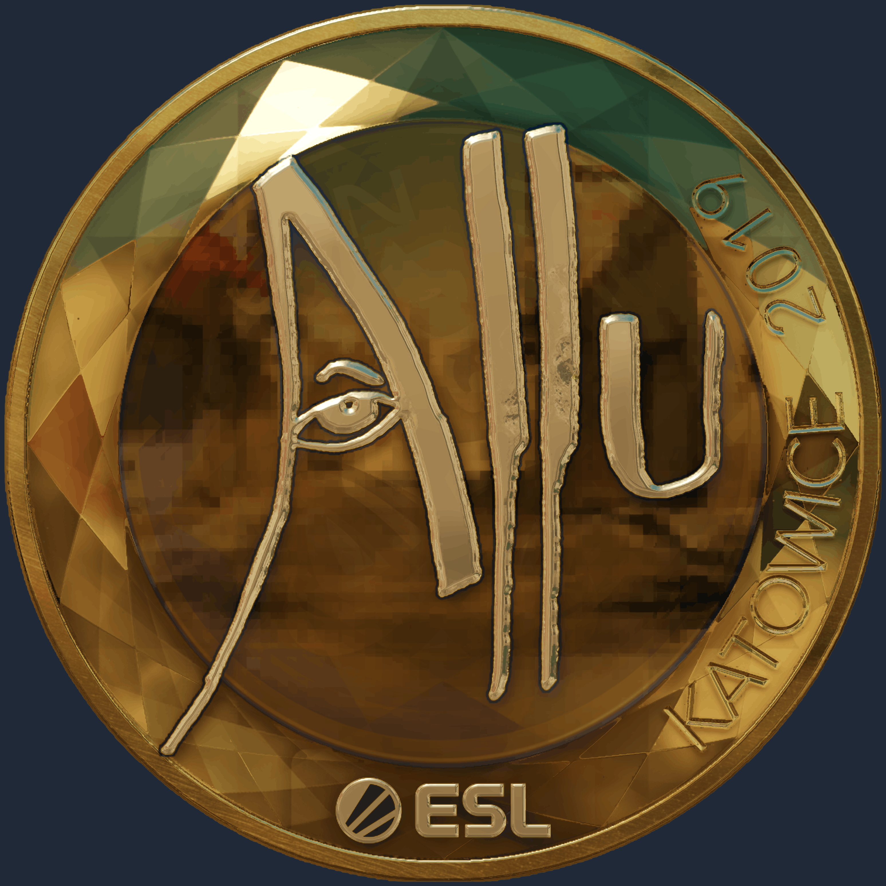Sticker | allu (Gold) | Katowice 2019