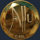 Sticker | allu (Gold) | Katowice 2019 image