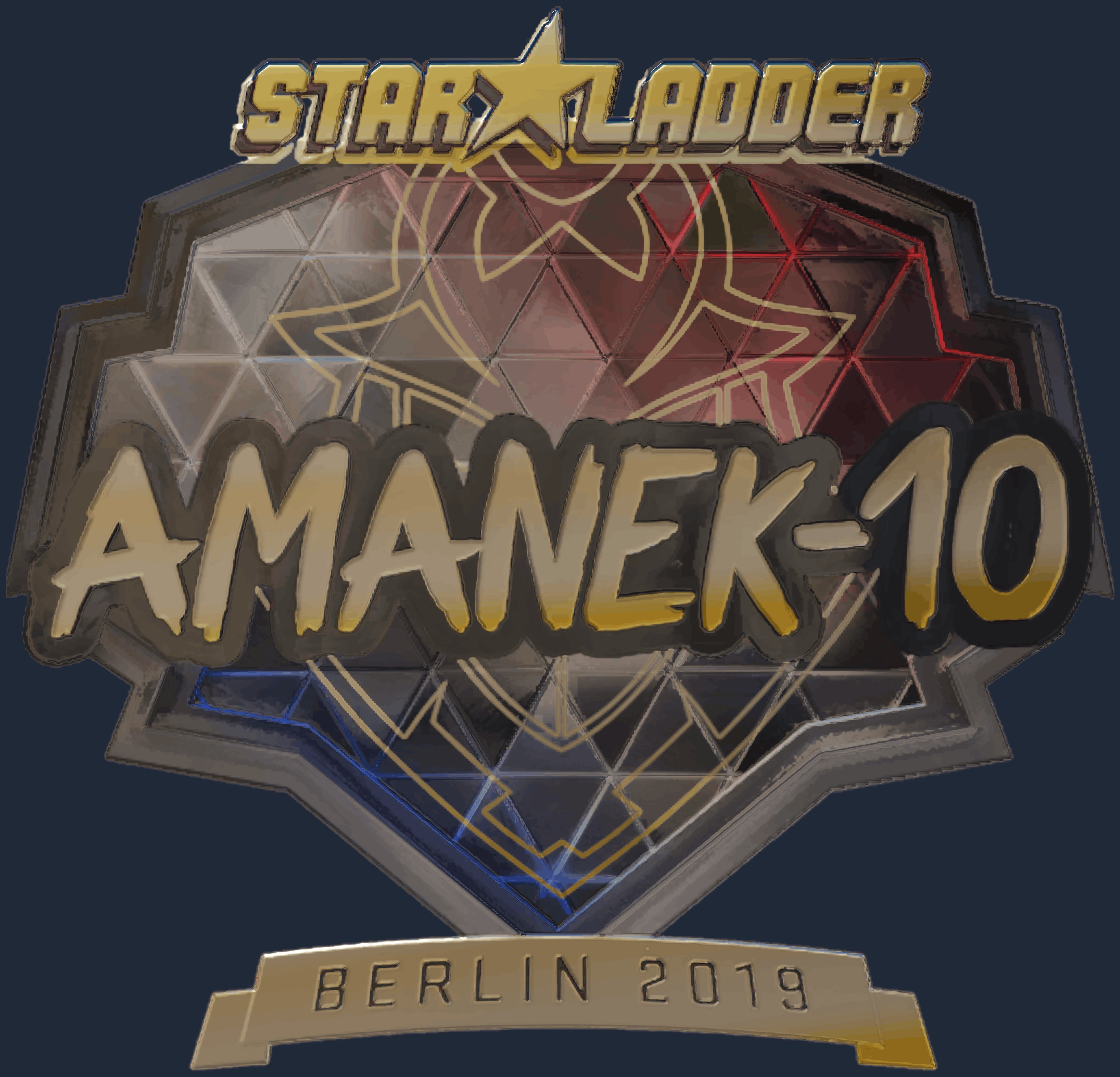 Sticker | AmaNEk (Gold) | Berlin 2019