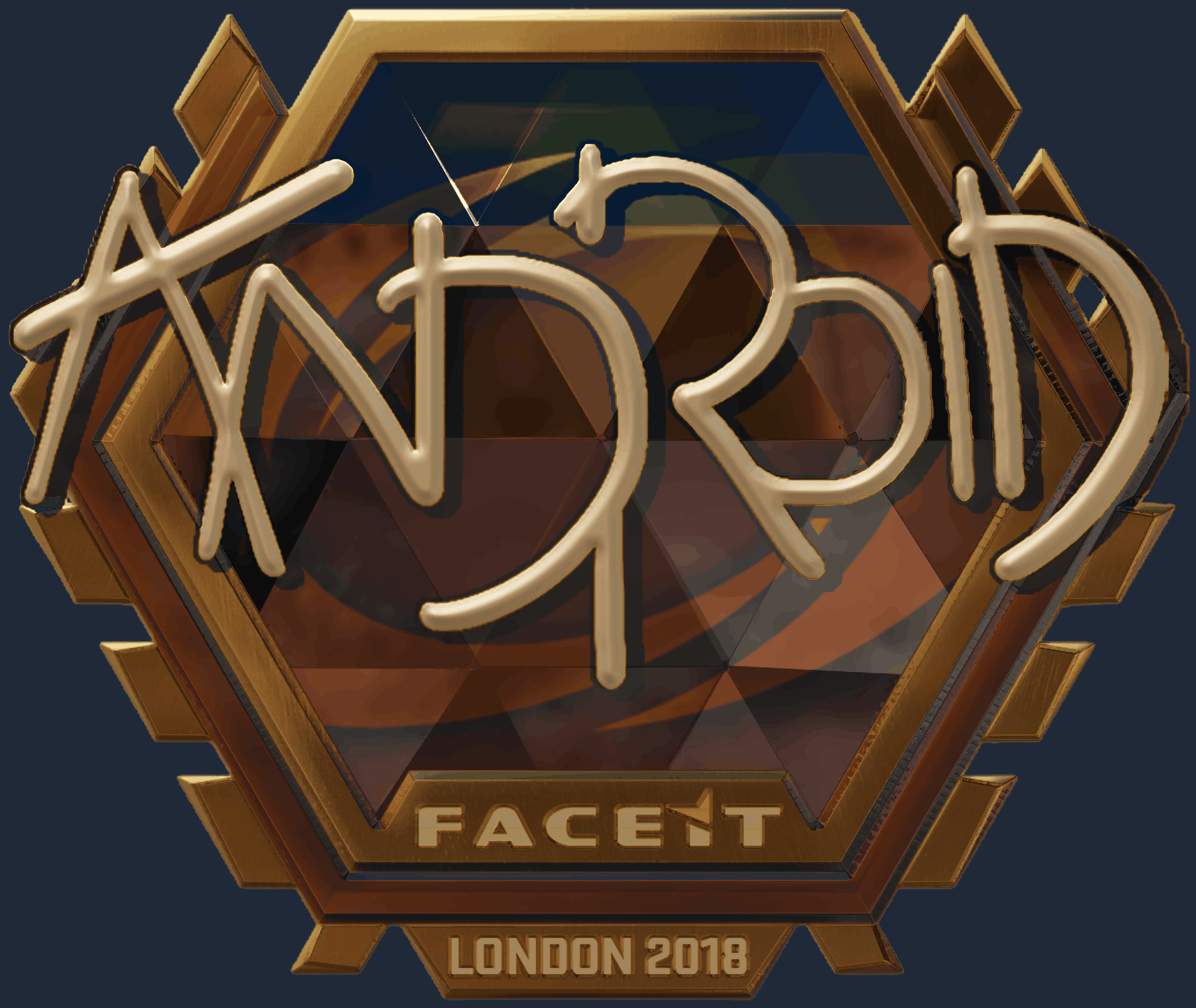 Sticker | ANDROID (Gold) | London 2018