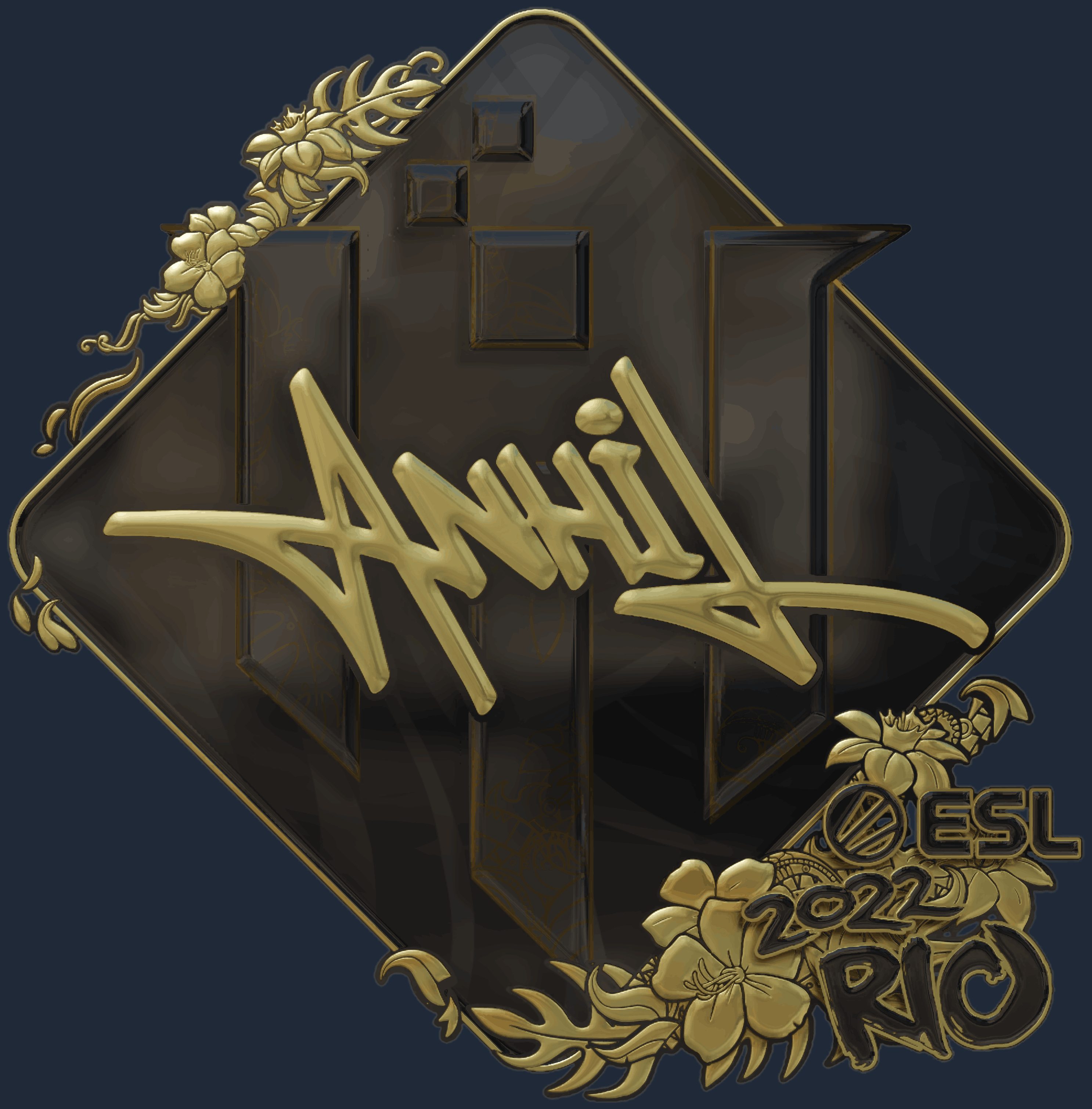 Sticker | ANNIHILATION (Gold) | Rio 2022