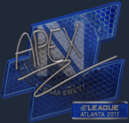 Sticker | apEX (Foil) | Atlanta 2017 image