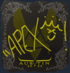 Sticker | apEX (Foil) | Austin 2025