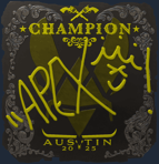 Sticker | apEX (Foil, Champion) | Austin 2025
