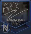 Sticker | apEX (Foil) | Cluj-Napoca 2015 image