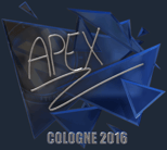Sticker | apEX (Foil) | Cologne 2016 image
