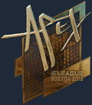 Sticker | apEX (Gold) | Boston 2018