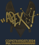 Sticker | apEX (Gold) | Copenhagen 2024