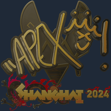 Sticker | apEX (Gold) | Shanghai 2024