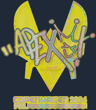 Sticker | apEX (holográfica) | Copenhague 2024