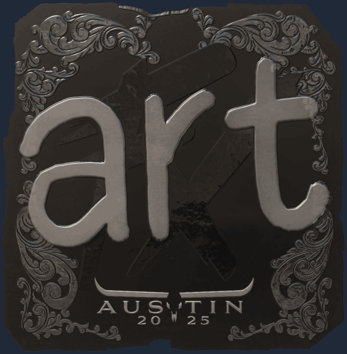 Sticker | arT (reflectante) | Austin 2025