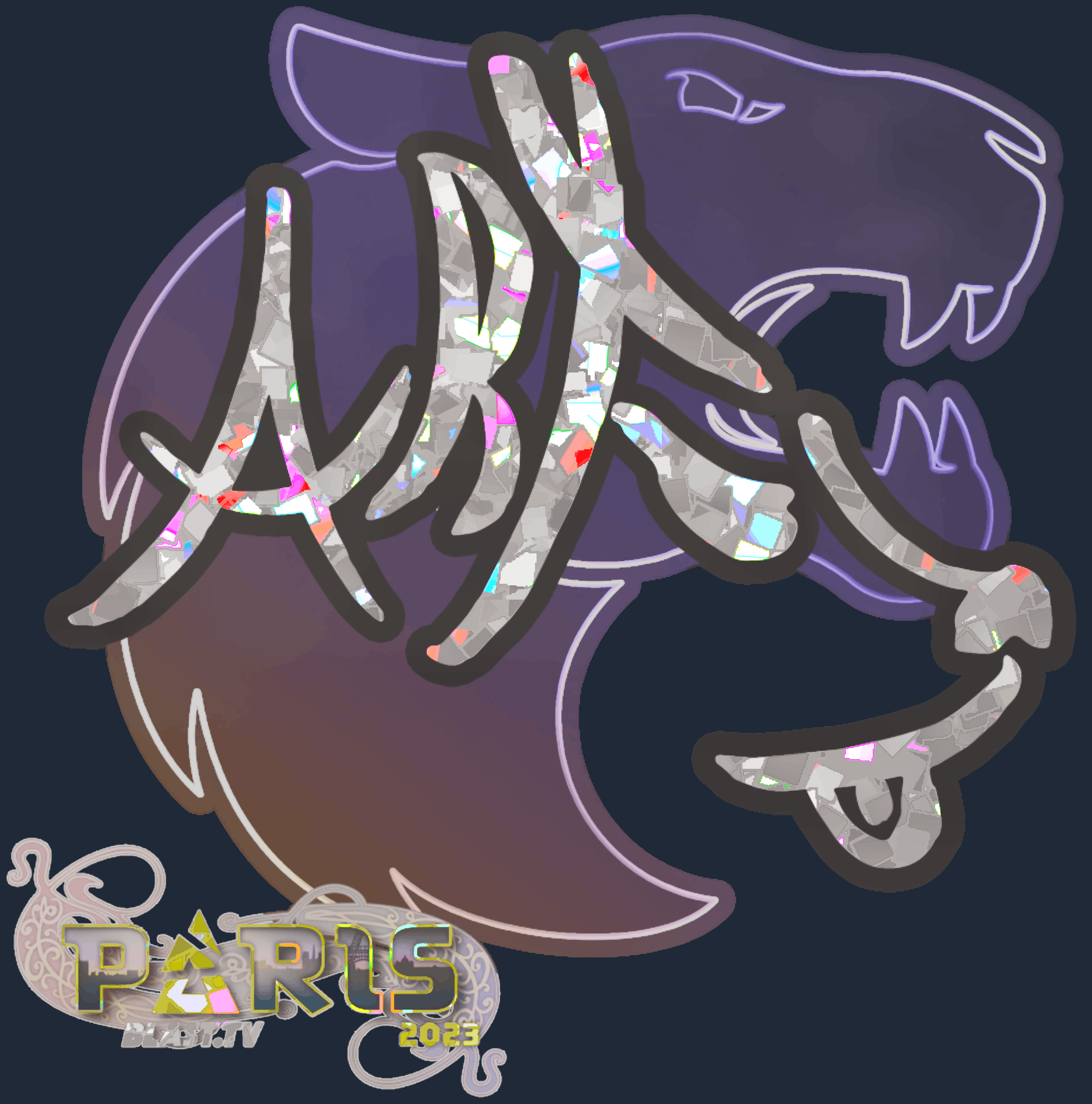 Sticker | arT (Glitter) | Paris 2023