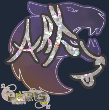 Sticker | arT (purpurina) | París 2023