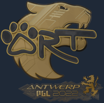 Sticker | arT (dorada) | Amberes 2022