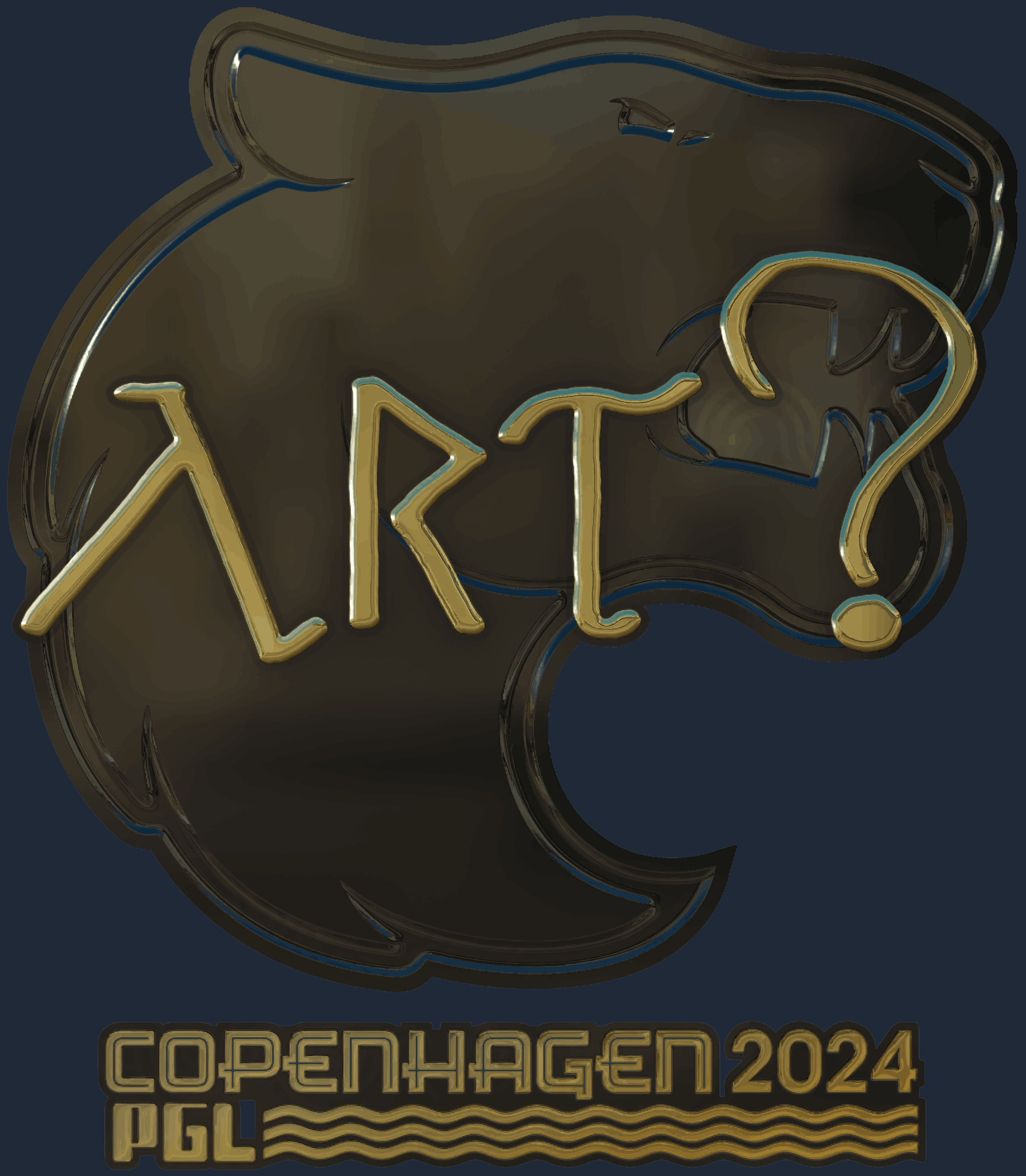 Sticker | arT (Gold) | Copenhagen 2024