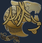 Sticker | arT (Gold) | Paris 2023