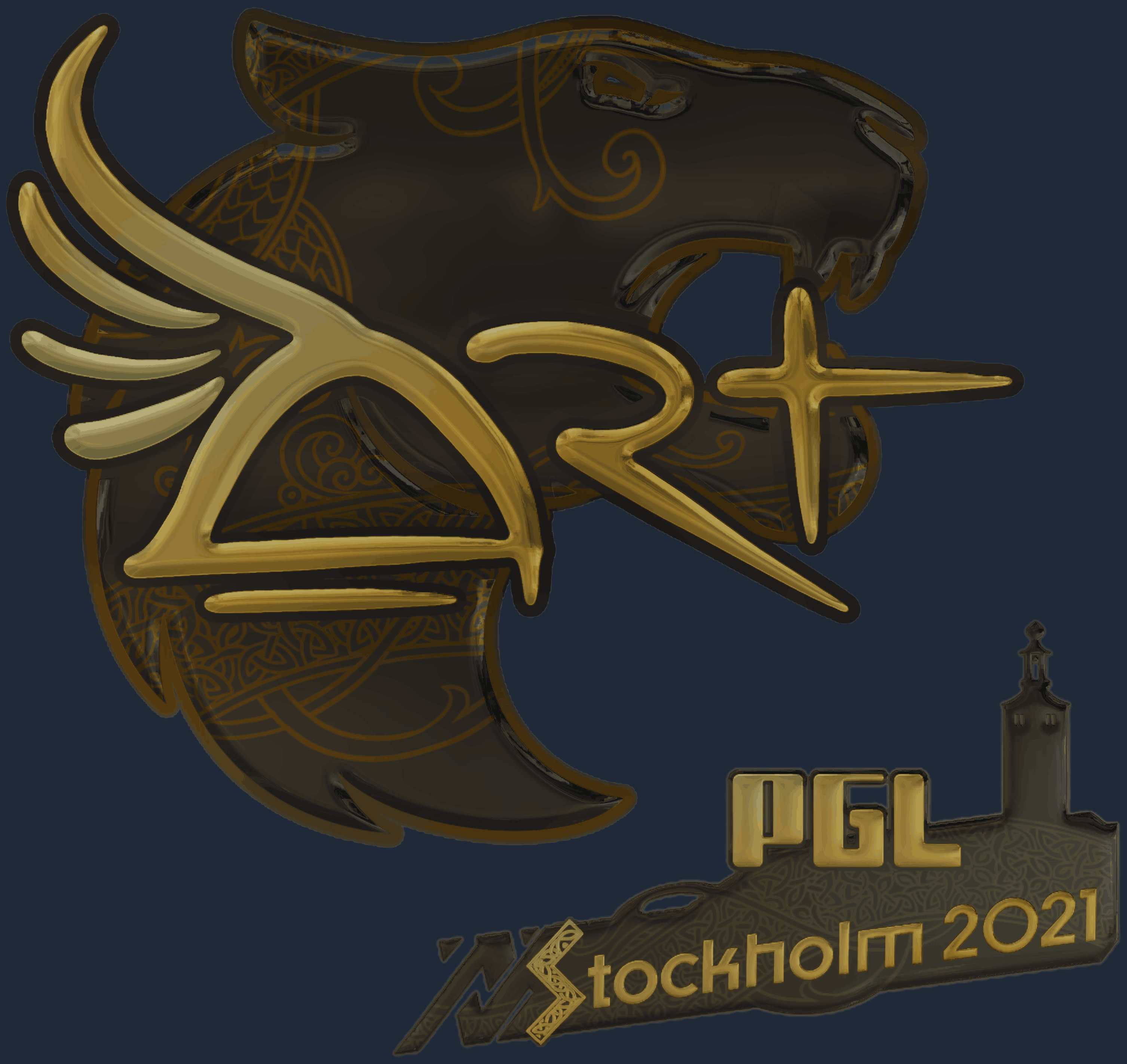 Sticker | arT (Gold) | Stockholm 2021