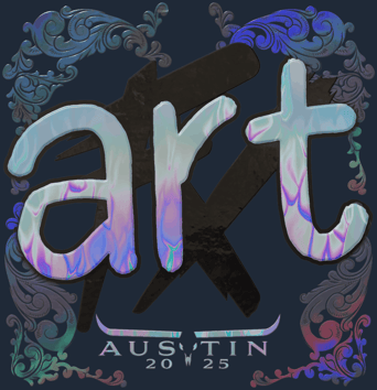Sticker | arT (holográfica) | Austin 2025