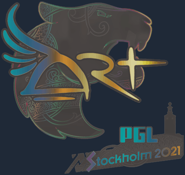 Sticker | arT (holográfica) | Estocolmo 2021