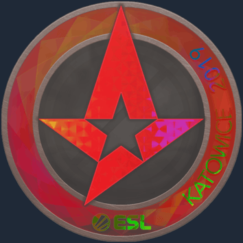 Sticker | Astralis (holográfica) | Katowice 2019