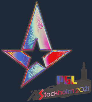 Sticker | Astralis (holográfica) | Estocolmo 2021