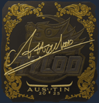 Sticker | Attacker (Gold) | Austin 2025
