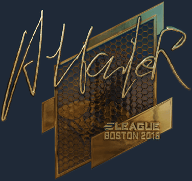 Sticker | Attacker (dorada) | Boston 2018