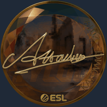 Sticker | Attacker (Gold) | Katowice 2019