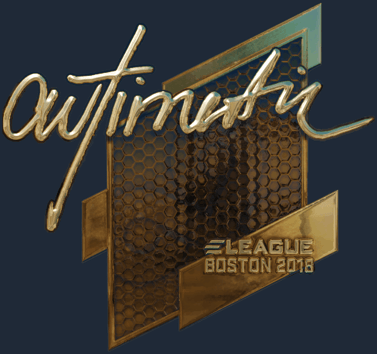 Sticker | autimatic (dorada) | Boston 2018