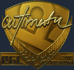 Sticker | autimatic (Gold) | Krakow 2017 image