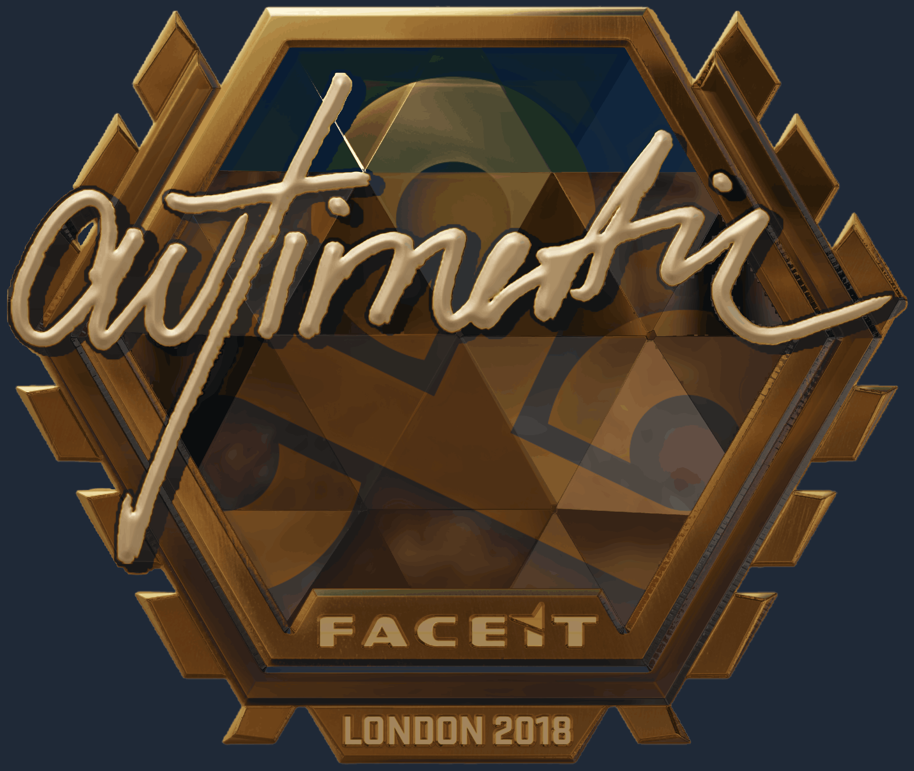 Sticker | autimatic (Gold) | London 2018
