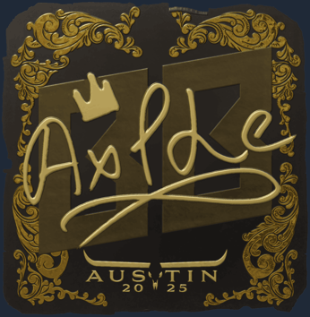Sticker | Ax1Le (Gold) | Austin 2025