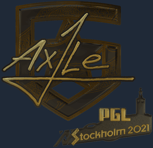 Sticker | Ax1Le (Gold) | Stockholm 2021