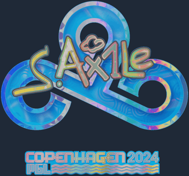 Sticker | Ax1Le (holográfica) | Copenhague 2024