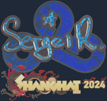 Sticker | Ax1Le (holográfica) | Shanghái 2024