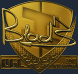 Sticker | B1ad3 (Gold) | Krakow 2017